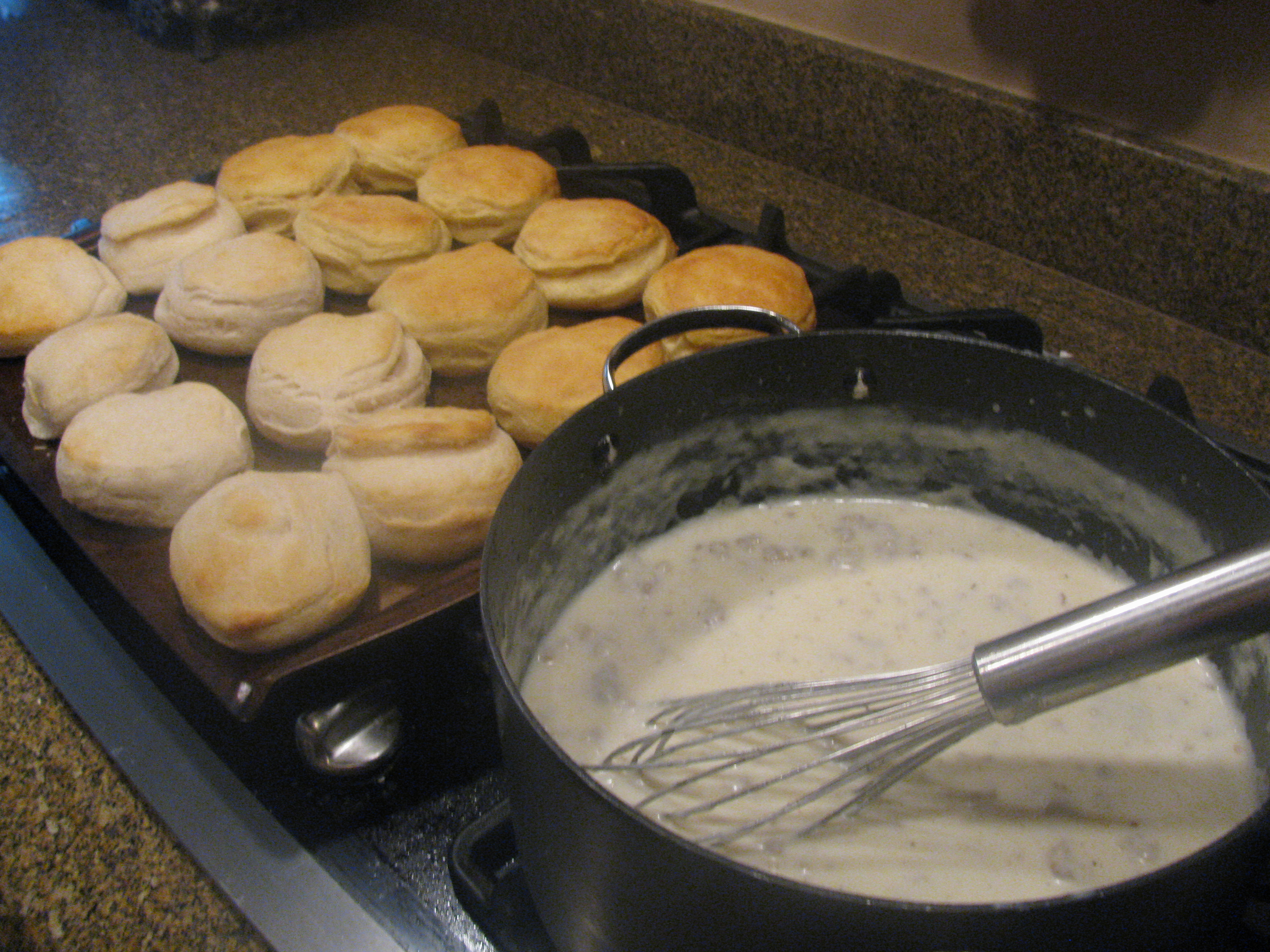 What are some good biscuit and gravy recipes?